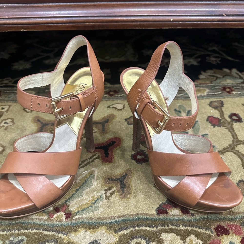 MICHAEL Michael Kors Brown Heeled Sandals